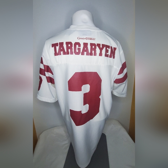 Game Of Thrones Targaryen#3 - Jersey In White - Picture 2 of 8